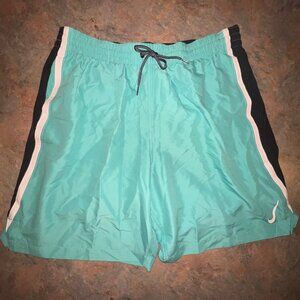 Nike Men's Swim‎ Shorts, Large, Teal & Black